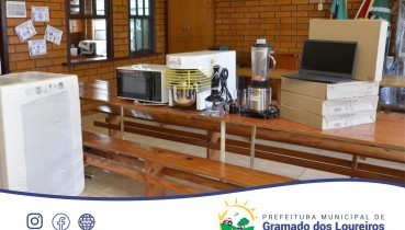 Administração Municipal investe mais de 80 mil reais em equipamentos para as escolas.